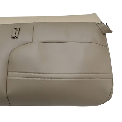 Front Bottom Bench Seat Cover Tan For 1999 2000 2001 2002 Ford F350 F450 F550