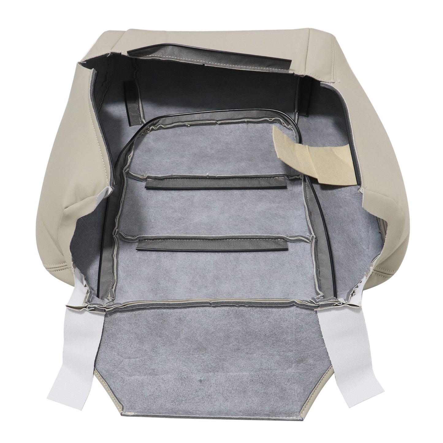 For 98-07 Lexus LX470 Front Passenger Top Leather Replacement Seat Cover Tan
