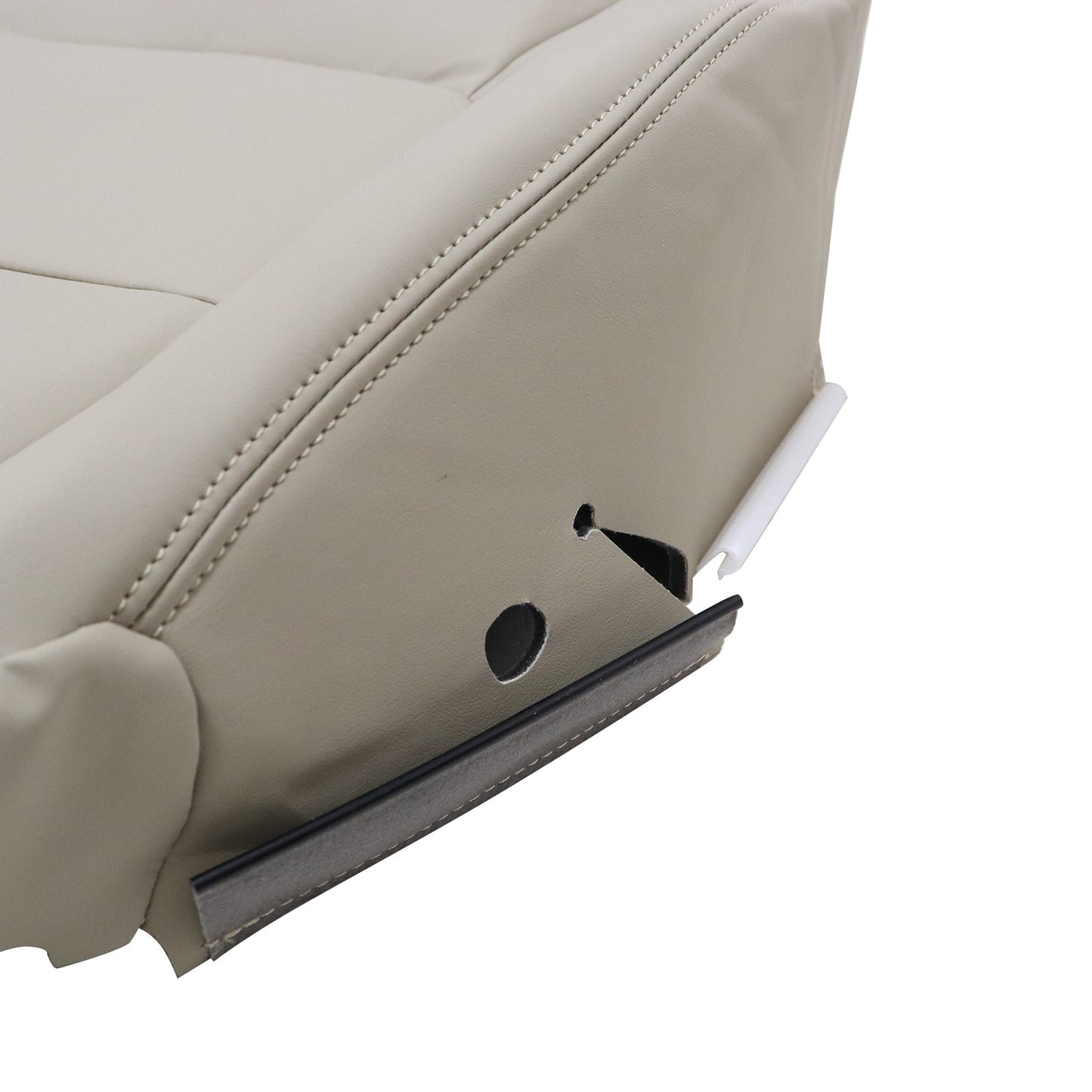 For 1998-2007 Lexus LX470 Front Right Bottom Leather Replacement Seat Cover Tan