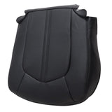 For Cadillac CTS 2008-2013 Driver Lower Leather Seat Cover BLACK Front