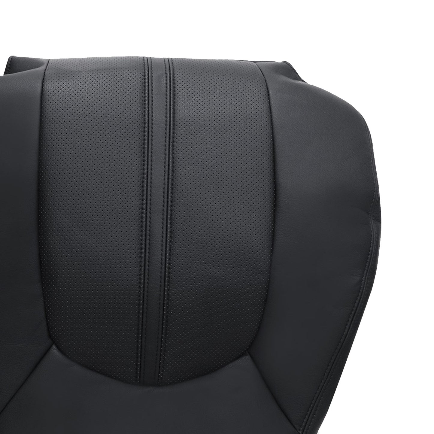New Driver Side Top Lean Back Leather Seat Cover Black For 08-13 Cadillac CTS