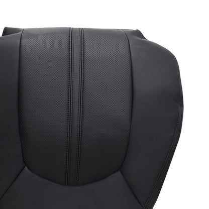 New Driver Side Top Lean Back Leather Seat Cover Black For 08-13 Cadillac CTS