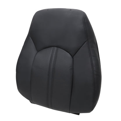 New Driver Side Top Lean Back Leather Seat Cover Black For 08-13 Cadillac CTS