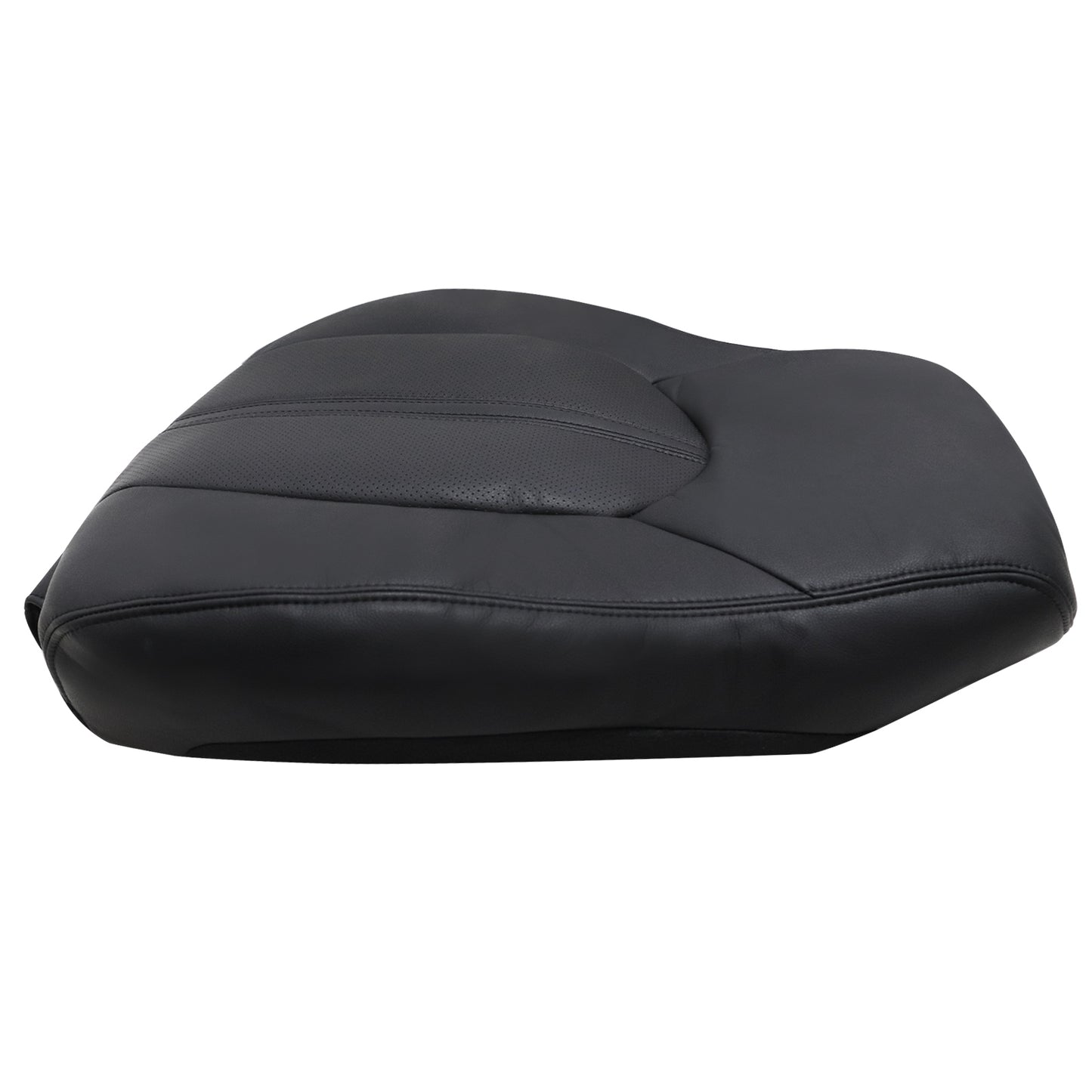 New Driver Side Top Lean Back Leather Seat Cover Black For 08-13 Cadillac CTS