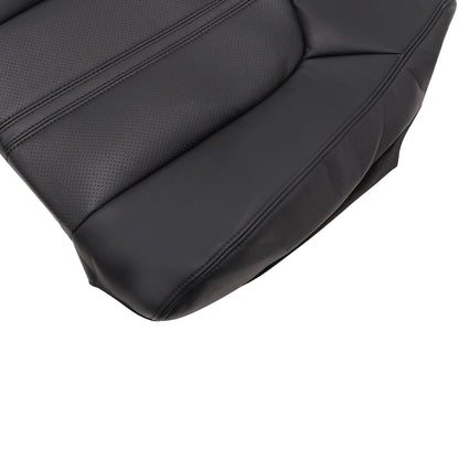 New Driver Side Top Lean Back Leather Seat Cover Black For 08-13 Cadillac CTS