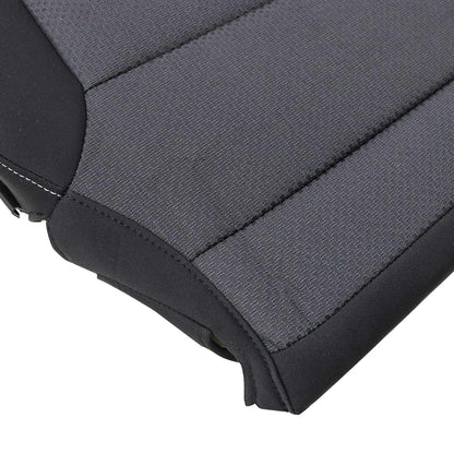 For 2014-2019 GMC Sierra 1500 2500HD 3500HD Driver Bottom Cloth Seat Cover Black