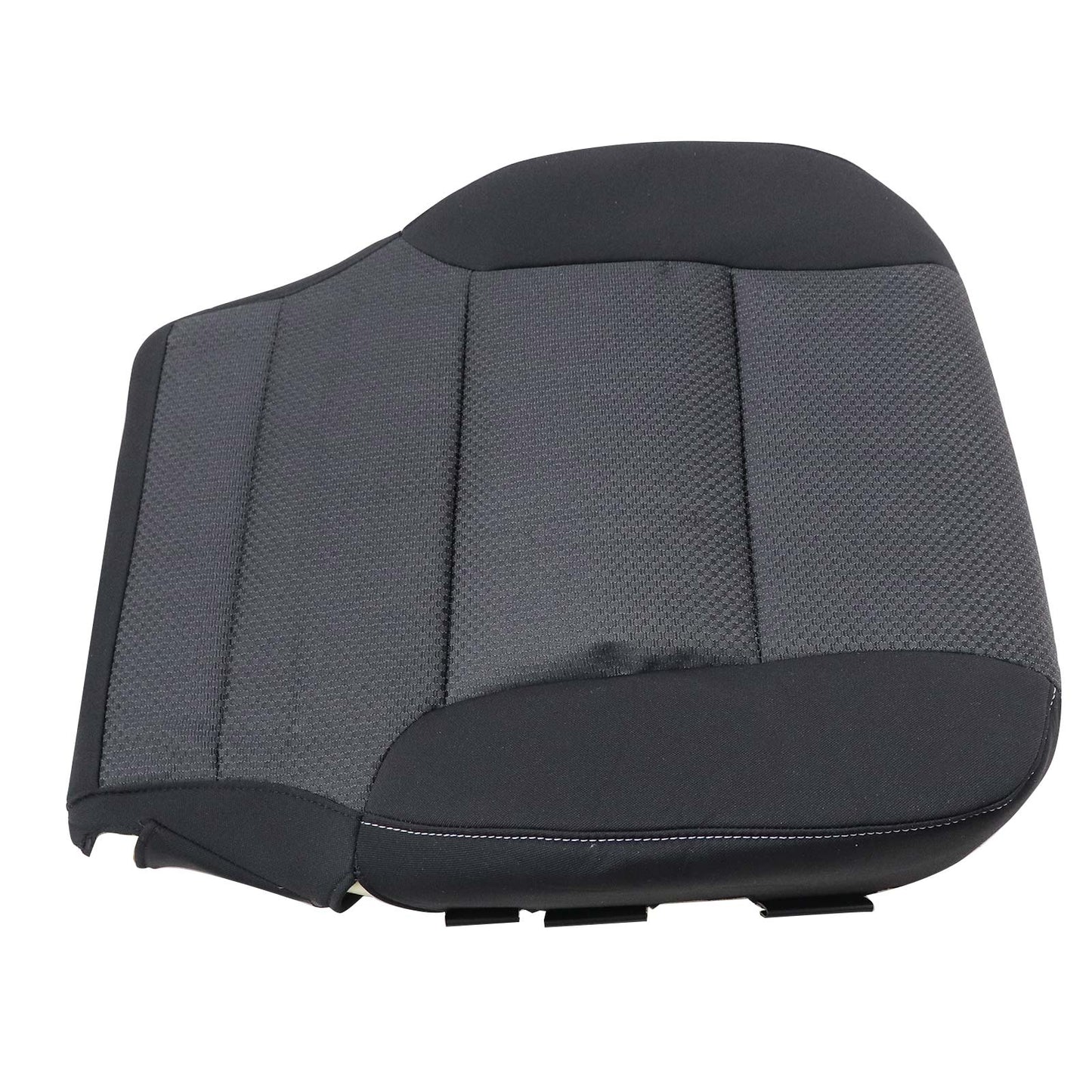 For 2014-2019 GMC Sierra 1500 2500HD 3500HD Driver Bottom Cloth Seat Cover Black