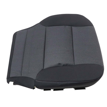 For 2014-2019 GMC Sierra 1500 2500HD 3500HD Driver Bottom Cloth Seat Cover Black