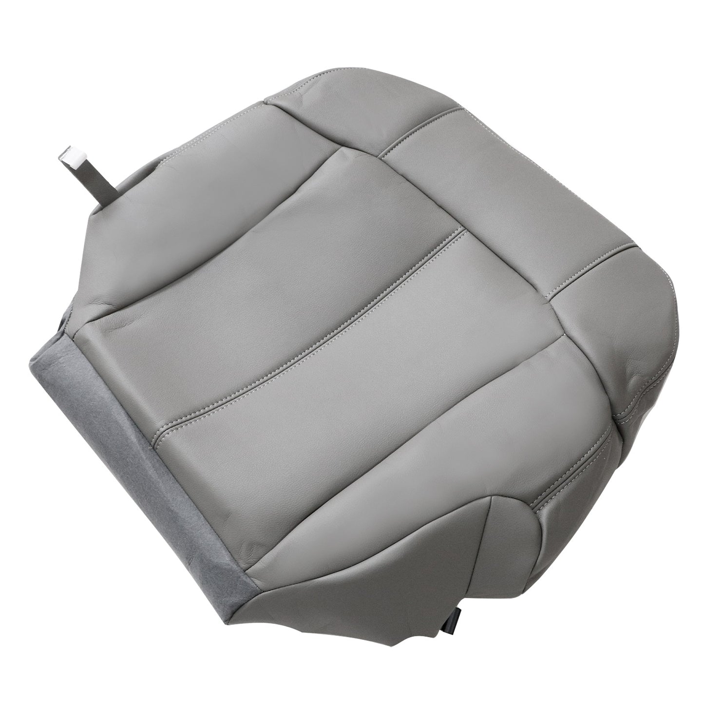 For 1999 2000 2001 2002 Chevy Silverado Driver Bottom Seat Cover PEWTER Gray 922