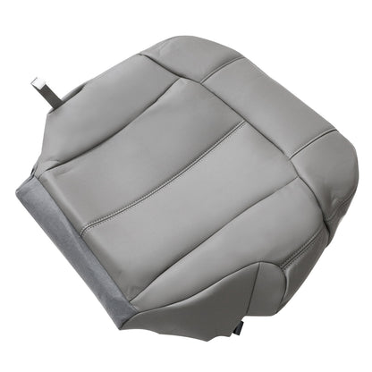 For 1999 2000 2001 2002 Chevy Silverado Driver Bottom Seat Cover PEWTER Gray 922