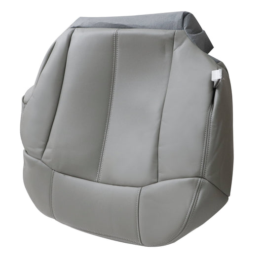 For 1999 2000 2001 2002 Chevy Silverado Driver Bottom Seat Cover PEWTER Gray 922