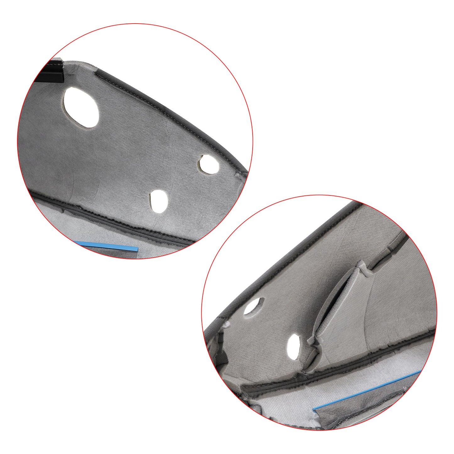 2008 2009 2010 For Jeep Wrangler Sahara Rubicon Driver Bottom Cloth Cover Gray