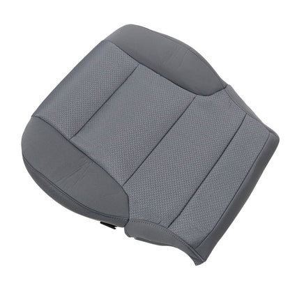 For 2014-2019 Chevy Silverado 1500 2500HD LS Driver Bottom Cloth Seat Cover Gray