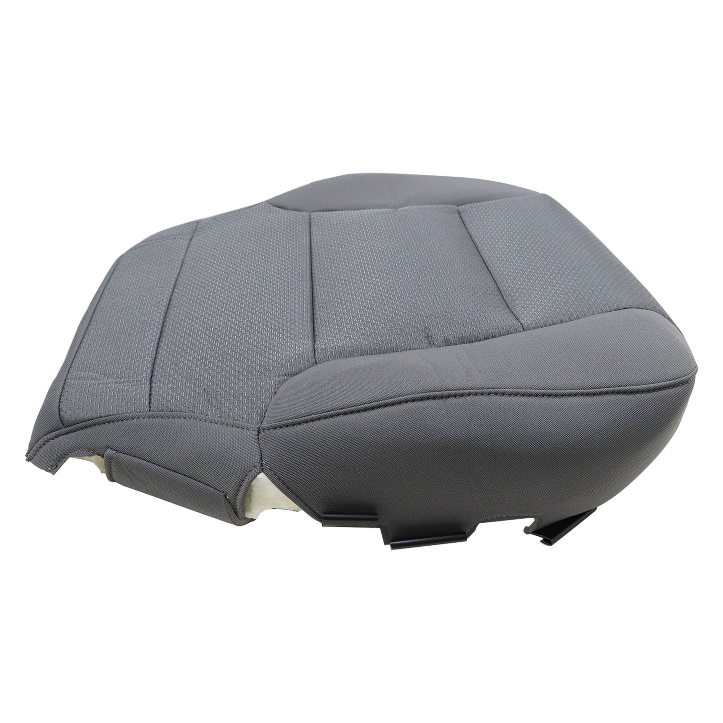 For 2014-2019 Chevy Silverado 1500 2500HD LS Driver Bottom Cloth Seat Cover Gray