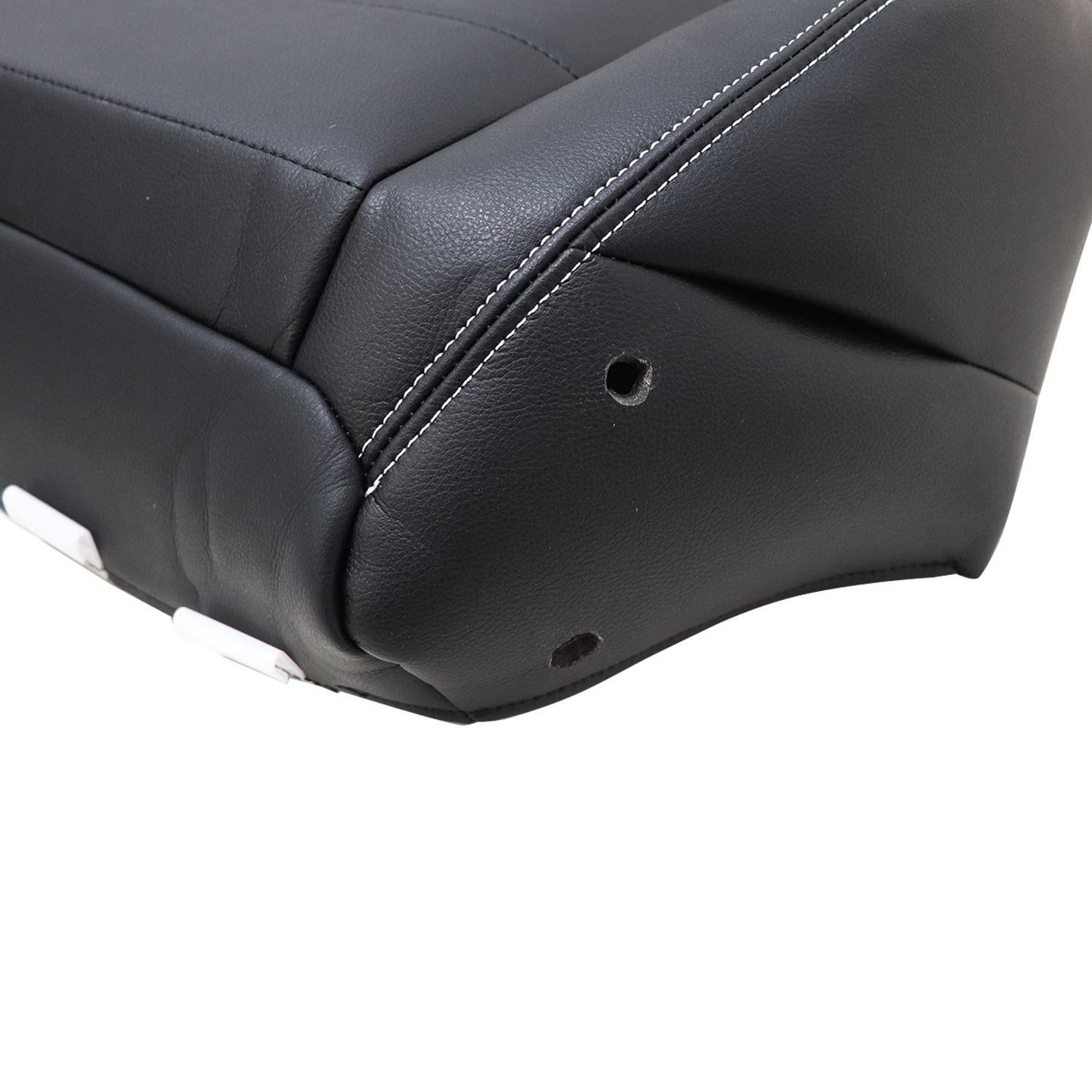 For 2008-2012 Jeep Wrangler Driver Bottom Replacement Leather Seat Cover Black