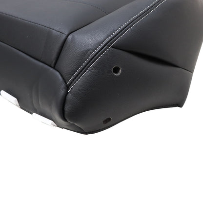 For 2008-2012 Jeep Wrangler Driver Bottom Replacement Leather Seat Cover Black