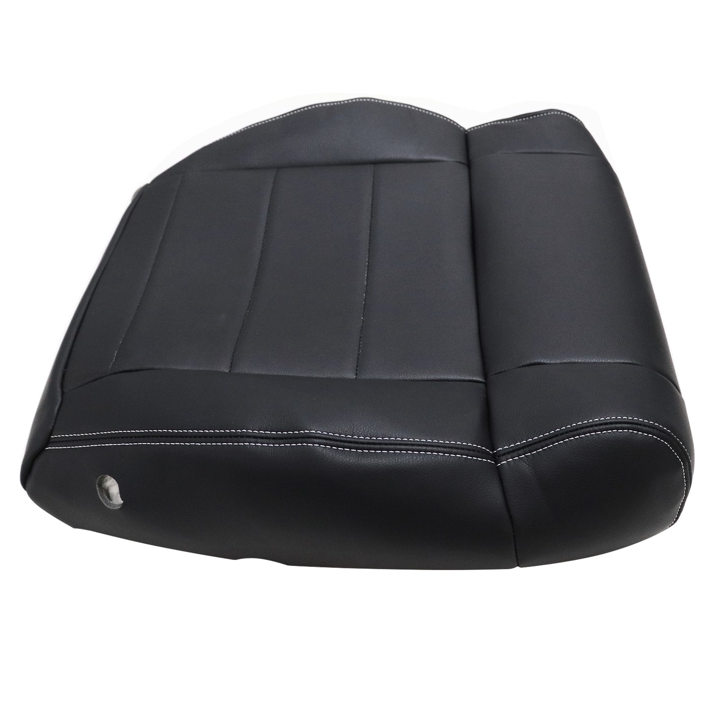 2008 2009 2010 2011 2012 For Jeep Wrangler Passenger Bottom Leather Cover Black
