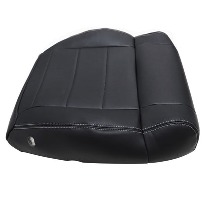 2008 2009 2010 2011 2012 For Jeep Wrangler Passenger Bottom Leather Cover Black