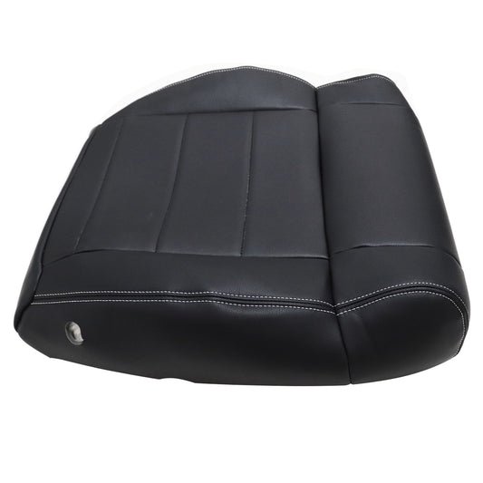 2008 2009 2010 2011 2012 For Jeep Wrangler Passenger Bottom Leather Cover Black