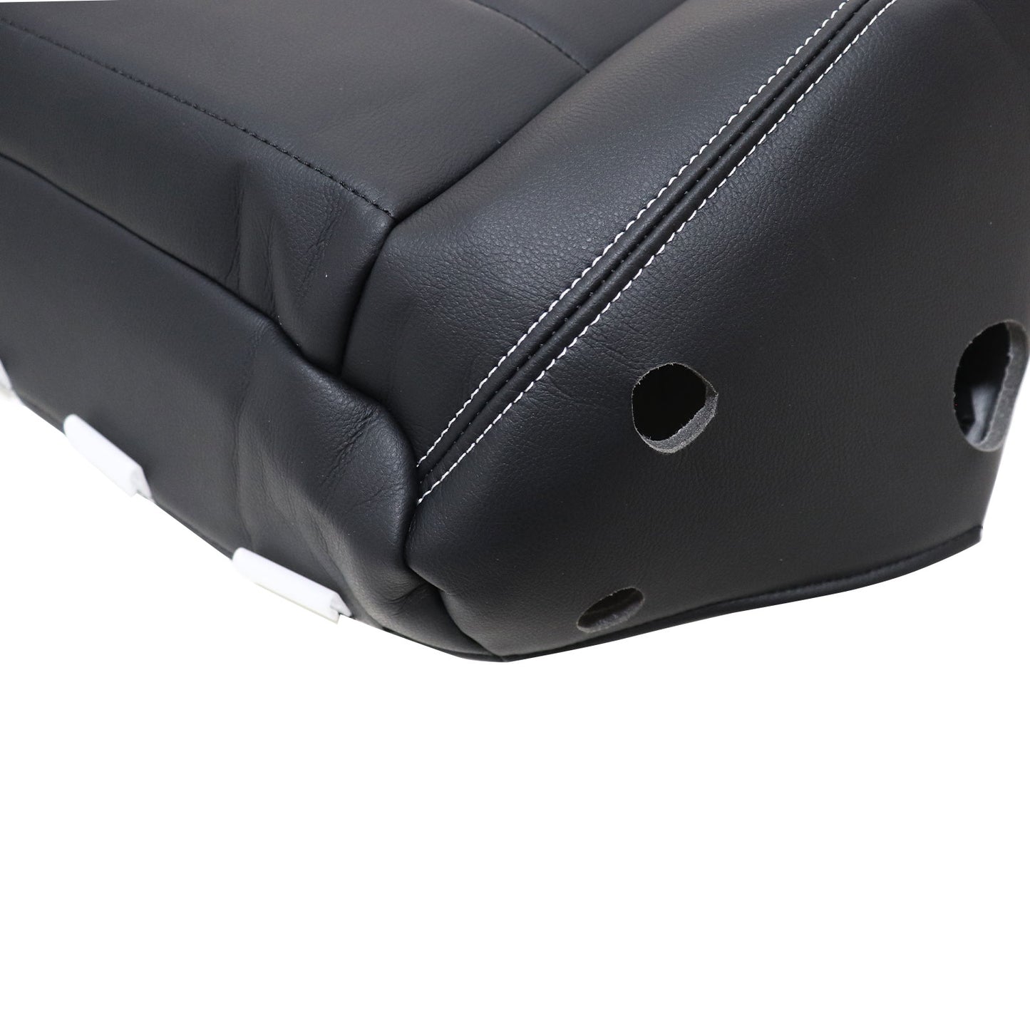 2008 2009 2010 2011 2012 For Jeep Wrangler Passenger Bottom Leather Cover Black