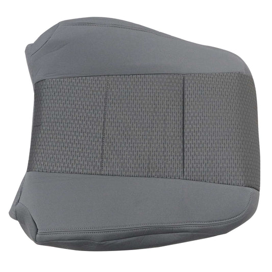 Front Left Driver Back Cloth Seat Cover Gray For 2017-2021 Ford F250 F350 F450