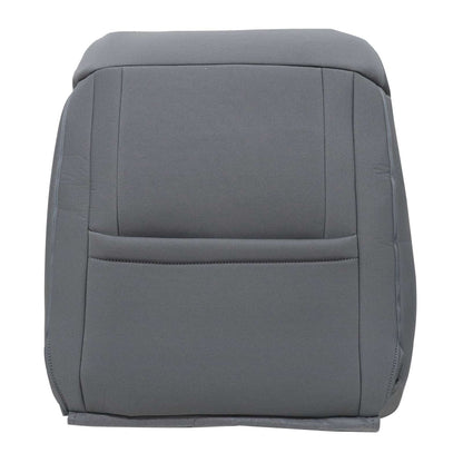 Front Left Driver Back Cloth Seat Cover Gray For 2017-2021 Ford F250 F350 F450