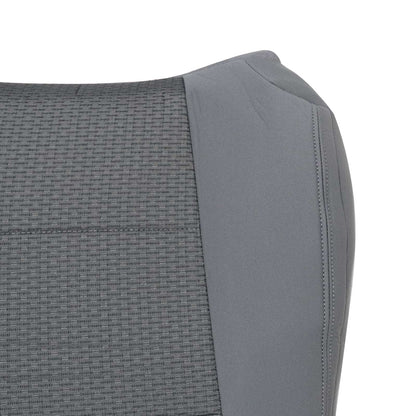 Front Left Driver Back Cloth Seat Cover Gray For 2017-2021 Ford F250 F350 F450