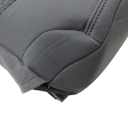 Front Left Driver Back Cloth Seat Cover Gray For 2017-2021 Ford F250 F350 F450