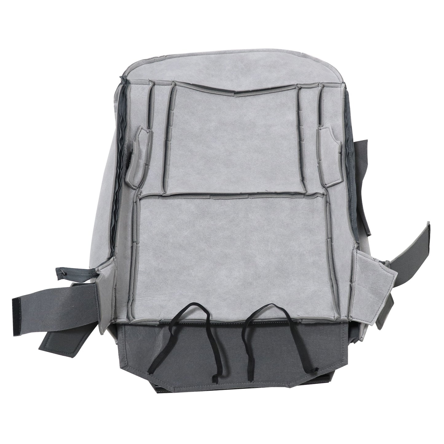 Front Left Driver Back Cloth Seat Cover Gray For 2017-2021 Ford F250 F350 F450