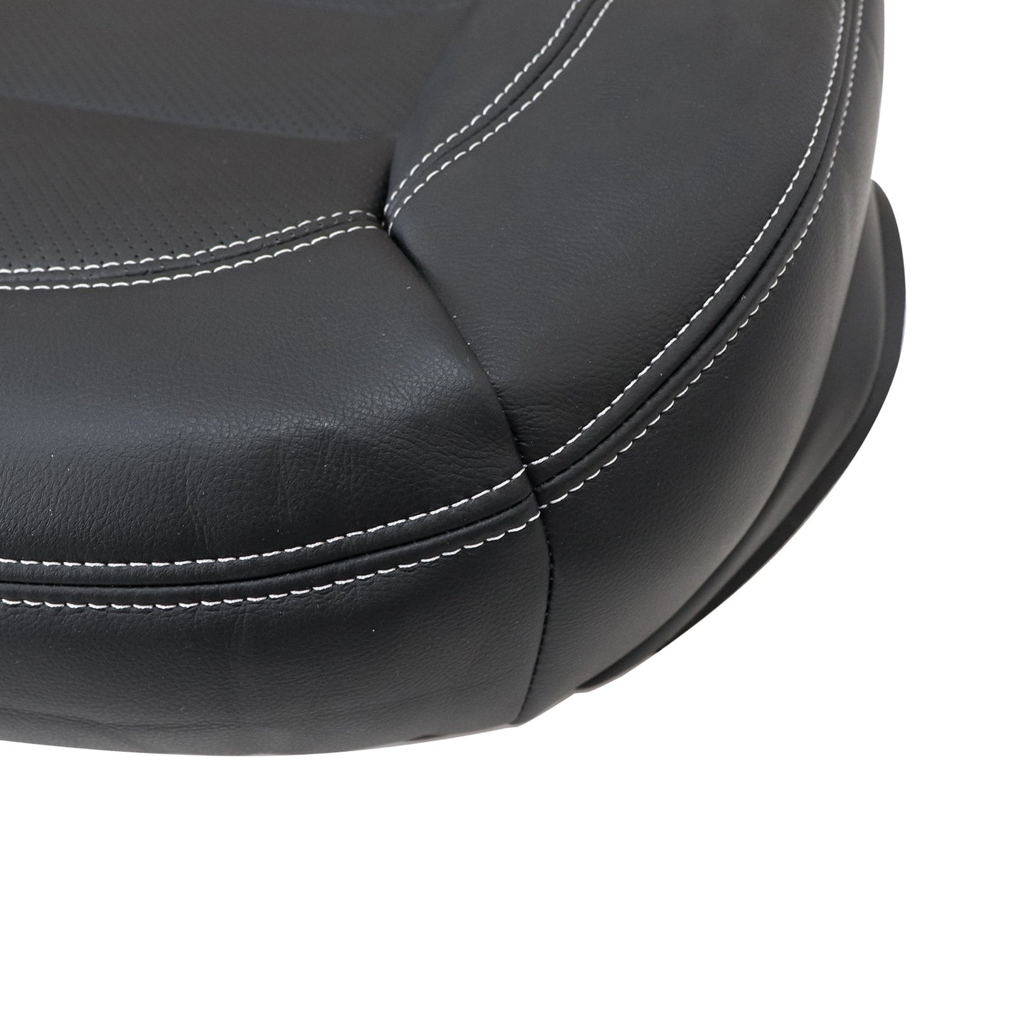 For 2012-2015 Mercedes Benz ML350 Driver Bottom PERFORATED Seat Cover Black