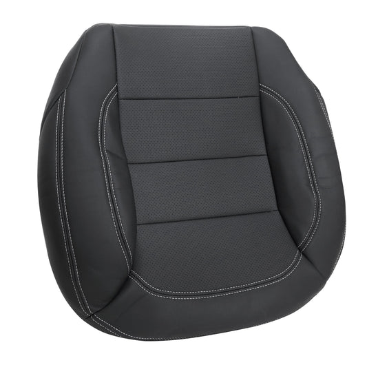 For 2012-2015 Mercedes Benz ML350 Driver Bottom PERFORATED Seat Cover Black