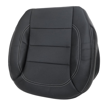 For 2012-2015 Mercedes Benz ML350 Driver Bottom PERFORATED Seat Cover Black