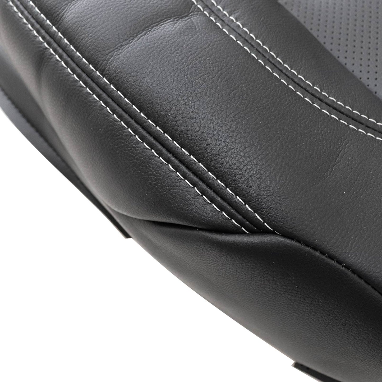For 2012-2015 Mercedes Benz ML350 Driver Bottom PERFORATED Seat Cover Black