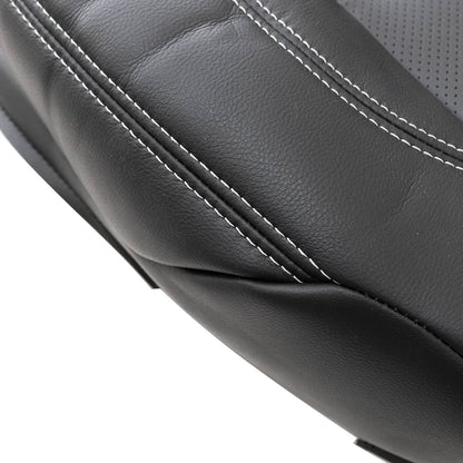 For 2012-2015 Mercedes Benz ML350 Driver Bottom PERFORATED Seat Cover Black