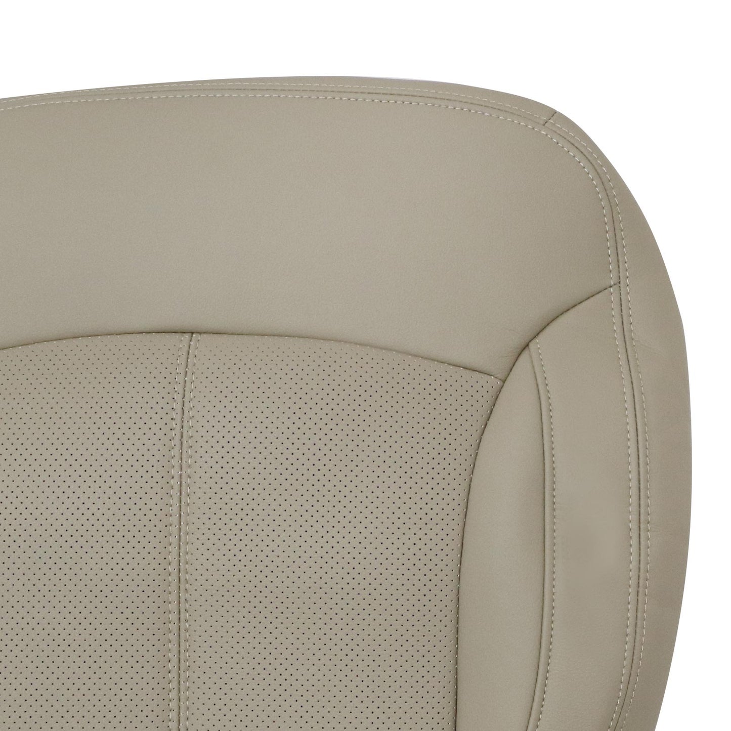 For 2010 2011-2013 Buick LaCrosse Left Side Driver Bottom Seat Cover Leather Tan