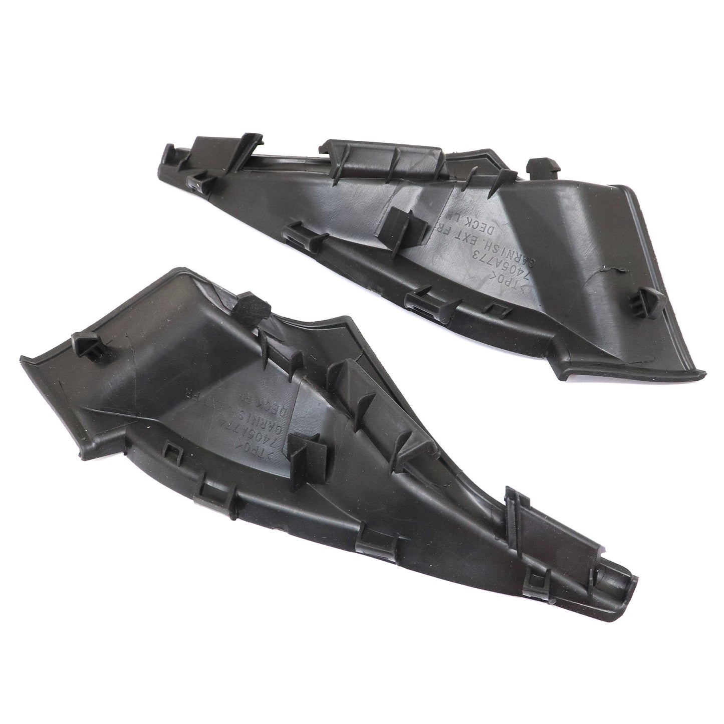L+R Front Wiper Side Cowl Extension Cover Fit (2013-2020) Mitsubishi Outlander