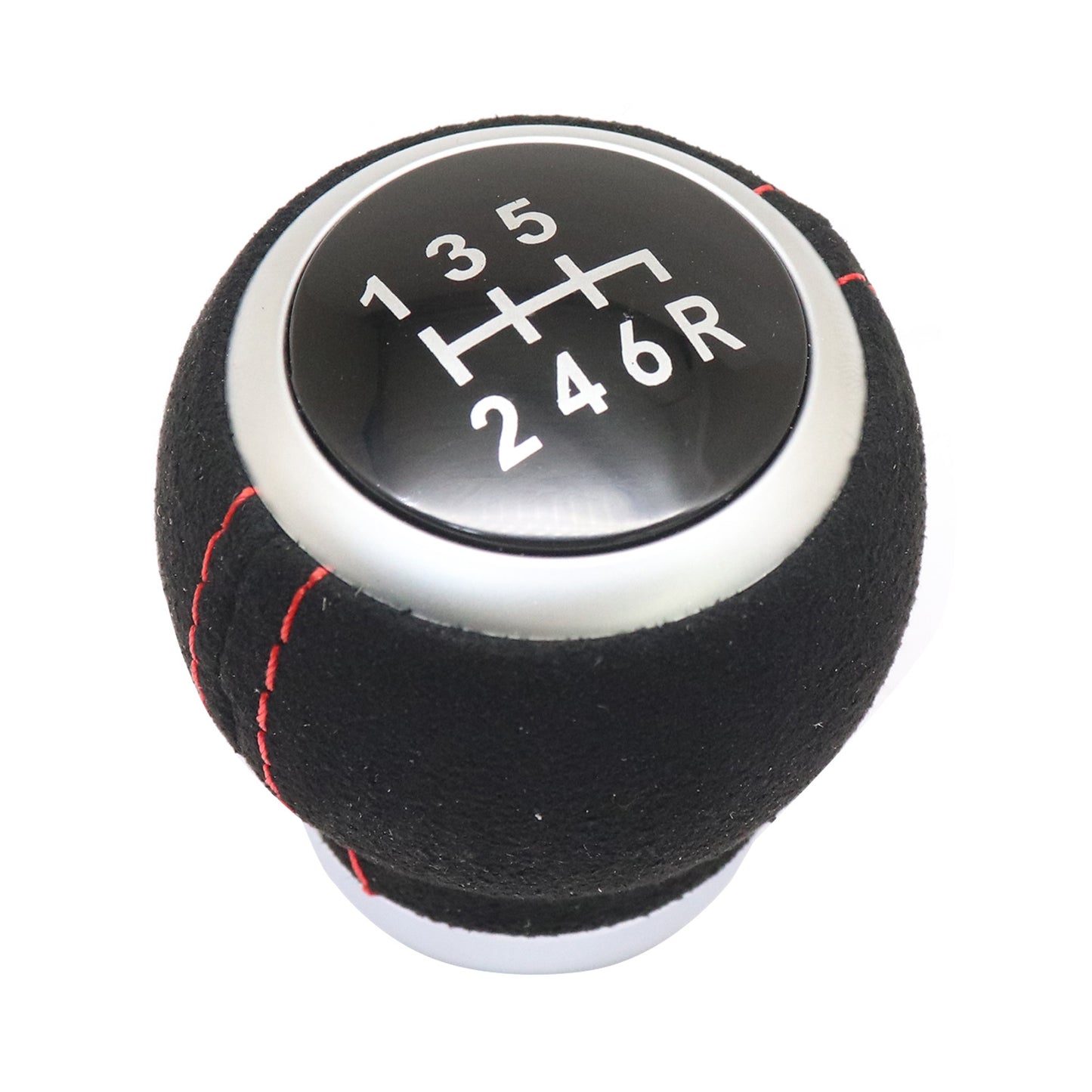 FOR 2004-21 SUBARU IMPREZA WRX STI 6-SPEED SHIFT KNOB Alcantara SIX GEAR SHIFTER