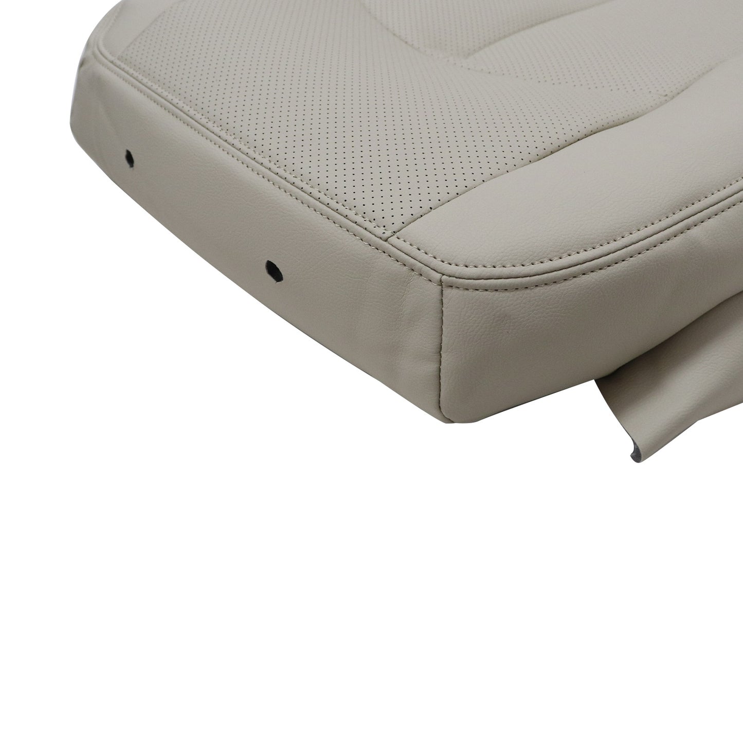 Perforated Driver Top Leather Cover Tan For 2003-09 Mercedes Benz E350 E550 New