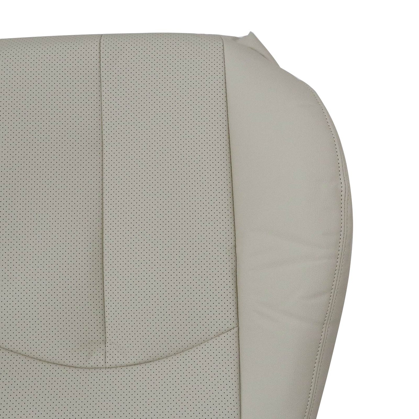 Perforated Driver Top Leather Cover Tan For 2003-09 Mercedes Benz E350 E550 New
