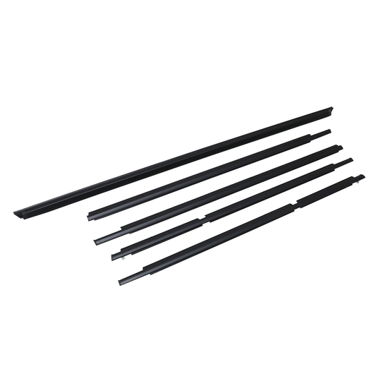ForToyota 4Runner 03-09 5pc Outer Door Window Weatherstrip Seal Belt 6816435030
