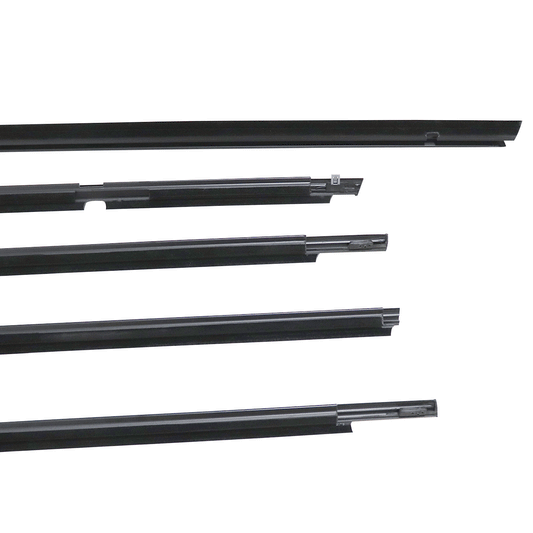ForToyota 4Runner 03-09 5pc Outer Door Window Weatherstrip Seal Belt 6816435030