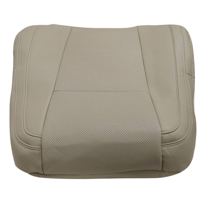 For 2015-2017 Ford F150 Lariat Driver Back Perforated Leather Seat Cover Tan