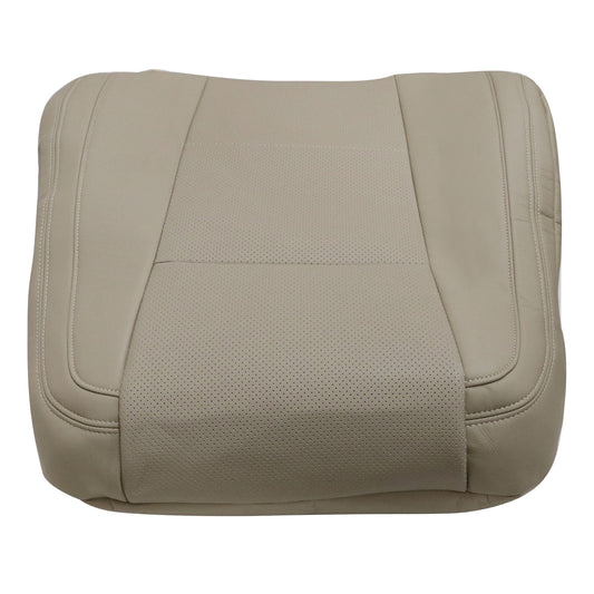 For 2015-2017 Ford F150 Lariat Driver Back Perforated Leather Seat Cover Tan