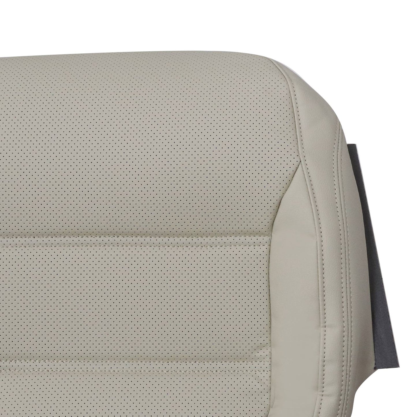 For 2011-2017 Volkswagen Jetta Driver Bottom Replacement Leather Seat Cover Tan