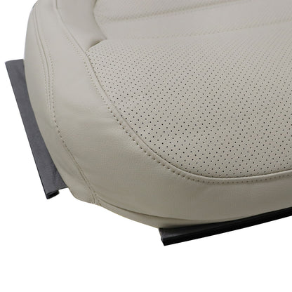 For 2011-2017 Volkswagen Jetta Driver Bottom Replacement Leather Seat Cover Tan