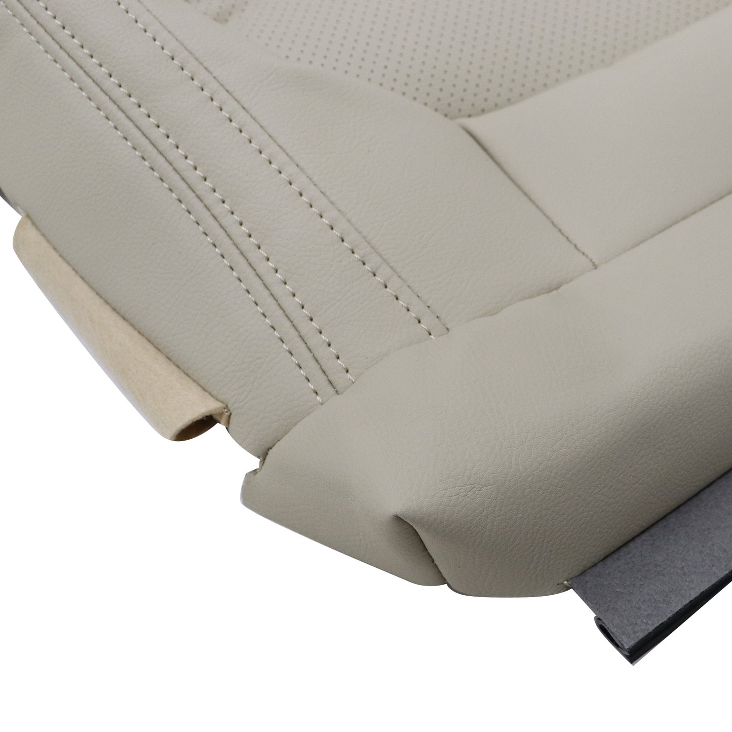 For 2011-2017 Volkswagen Jetta Driver Bottom Replacement Leather Seat Cover Tan