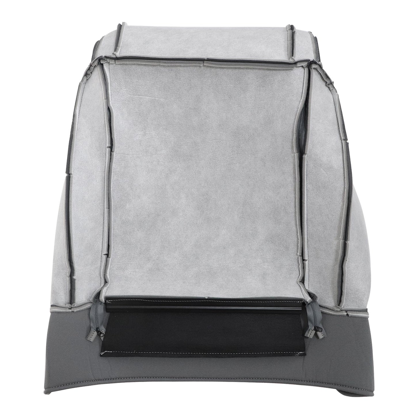 Driver Lean Back Cloth Seat Cover For 2008 2009 2010 Jeep Wrangler Sahara Gray