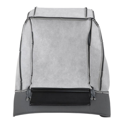 Driver Lean Back Cloth Seat Cover For 2008 2009 2010 Jeep Wrangler Sahara Gray