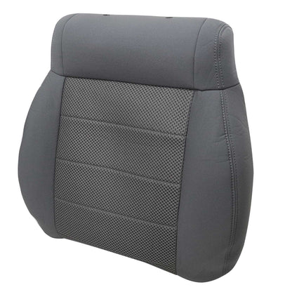 Driver Lean Back Cloth Seat Cover For 2008 2009 2010 Jeep Wrangler Sahara Gray