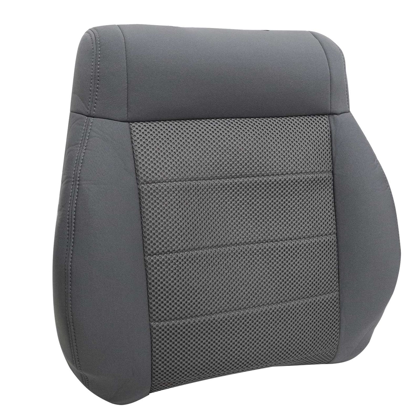 Driver Lean Back Cloth Seat Cover For 2008 2009 2010 Jeep Wrangler Sahara Gray